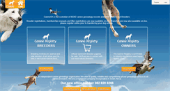 Desktop Screenshot of canine.co.za